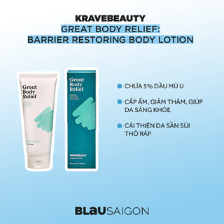 Kem dưỡng thể phục hồi da krave beauty great body relief