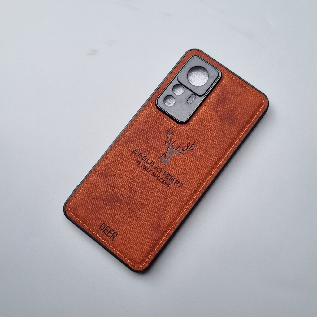 Ốp lưng vải bò Xiaomi 12T pro K50 pro K50 gaming K50 ultra Poco F4 GT Mi 11 họa tiết hươu