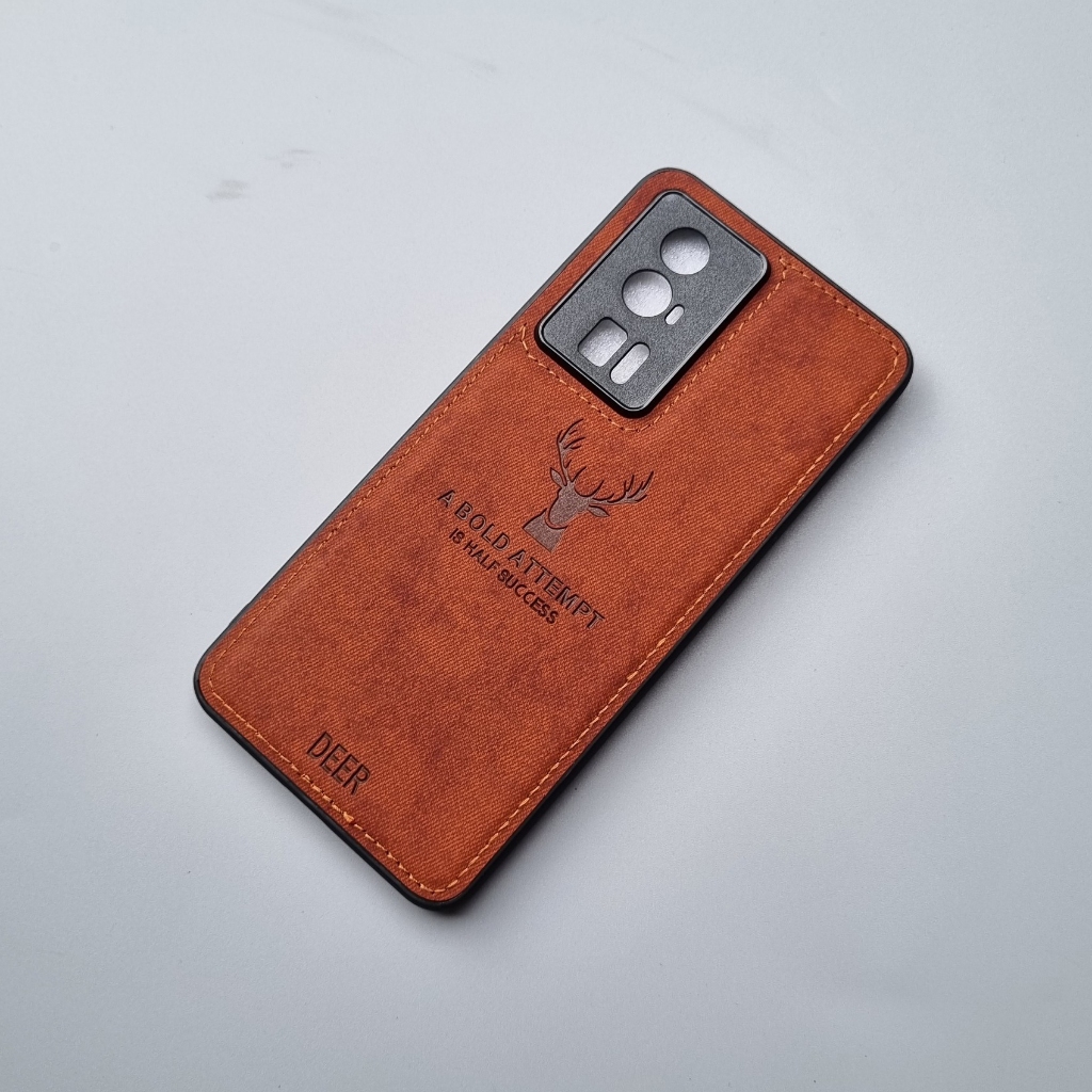 Ốp lưng vải bò Xiaomi Redmi K60 K60 pro hoạ tiết huơu