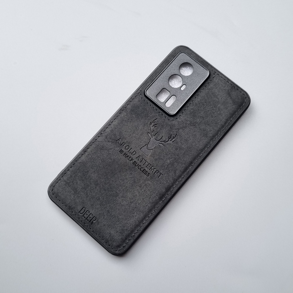 Ốp lưng vải bò Xiaomi Redmi K60 K60 pro hoạ tiết huơu