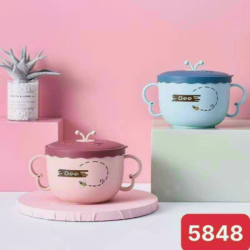 Bát ăn cháo, bát pha mỳ, tô ăn cơm cho bé hình chú chim cánh cụt siêu xinh và đáng yêu ạ