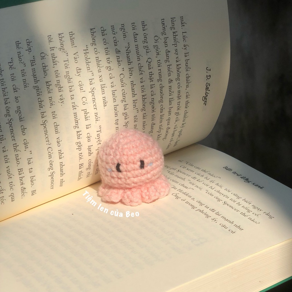 MÓC KHÓA LEN BẠCH TUỘC CUTE