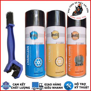 Combo 3 chai Sprayking rửa sên dưỡng sên dưỡng nhám 400ml
