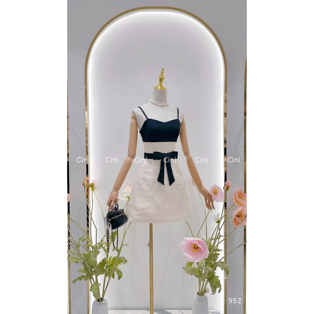 Set dạ nơ ngực đen