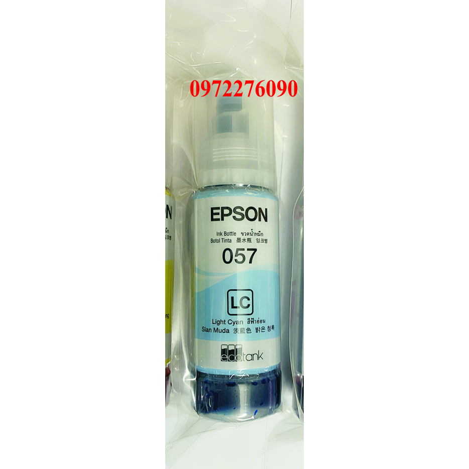Bộ mực jin 057 - Mực in epson L8050/L18050  - Mực zin theo máy tặng kèm bán nguyên