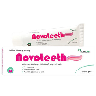Gel bôi nhiệt miệng, giảm đau do niềng răng, mọc răng novoteeth 10gr