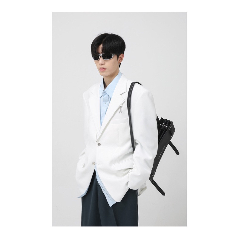 Áo Blazer Nam Nữ From Rộng Dáng Unisex, Thời Trang Hàn Quốc