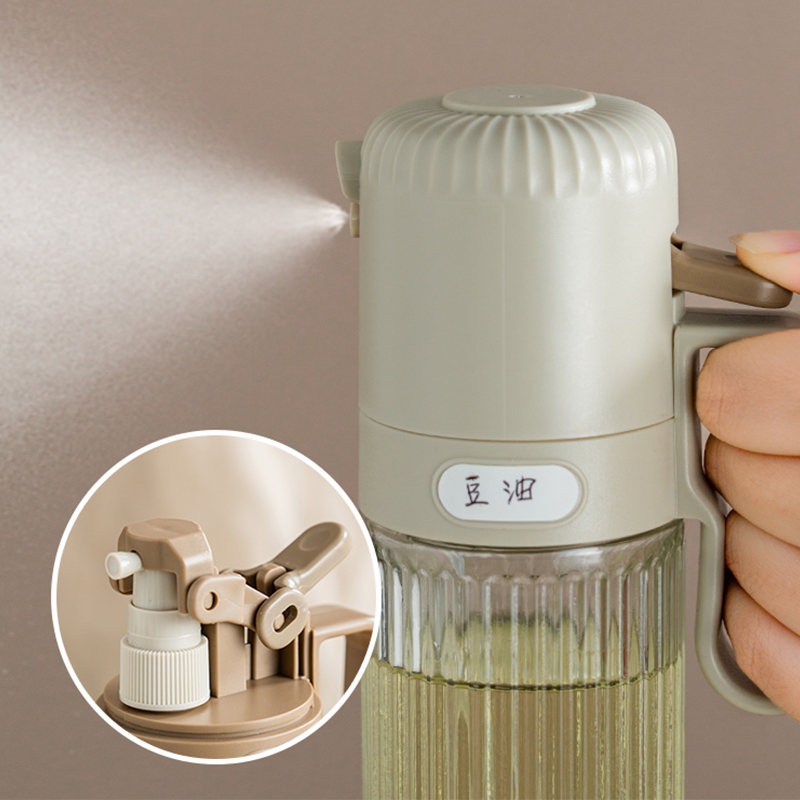 Bình xịt dầu ăn phun sương thủy tinh cao cấp 250ml dùng cho nồi chiên không dầu, đồ nướng