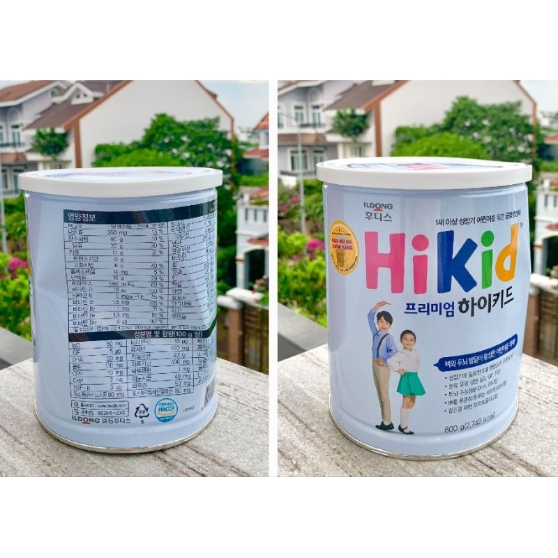 THANH LÝ SỮA HIKID VANI/PREMIUM MÓP NHẸ 600G