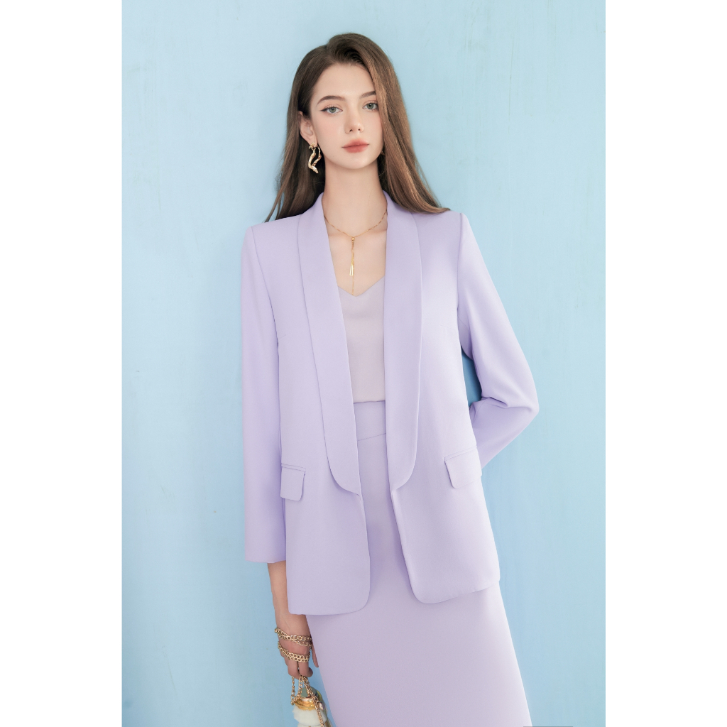 Áo Vest Cổ Sam Dài Tay Thời Trang Thanh Lịch by LEMIA Design - 23AV146