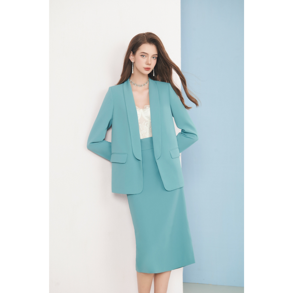 Áo Vest Cổ Sam Dài Tay Thời Trang Thanh Lịch by LEMIA Design - 23AV146