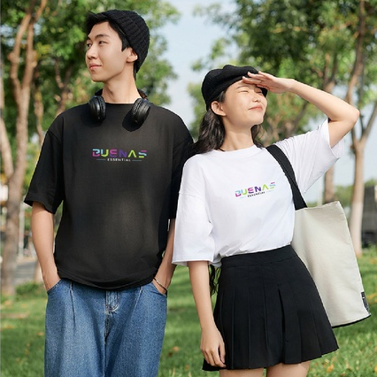 Áo thun local brand tay lỡ form oversize unisex cho nam nữ BUENAS - ESS22