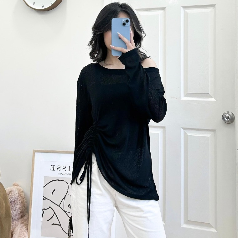 Áo Thun Giấy Dây Rút Hông Kèm Áo Quây Mh028