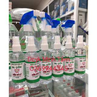 Cồn 70 độ chai xịt bỏ túi 100ml