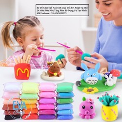 [RẺ Vô Địch] Đất Sét, Đất Nặn Tự Khô Siêu Nhẹ 12-36 Màu An Toàn.