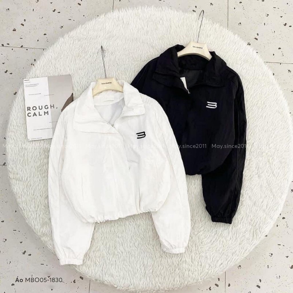Áo Khoác Gió MAY.SINCE2011 Thêu Ngực Chất Mềm, Nhẹ MBO05-1830