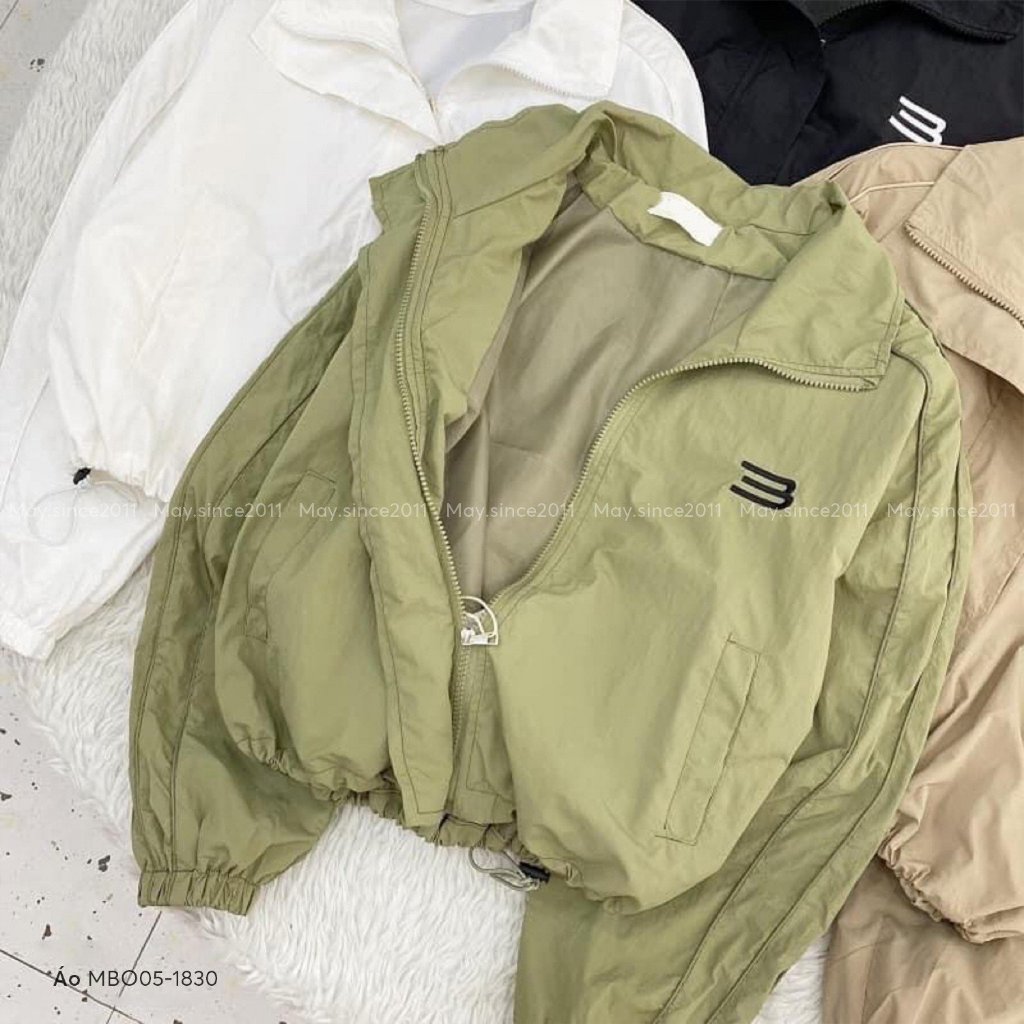 Áo Khoác Gió MAY.SINCE2011 Thêu Ngực Chất Mềm, Nhẹ MBO05-1830