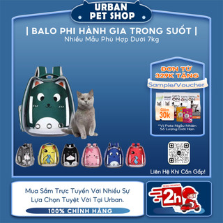 Balo phi hành gia trong suốt đựng chó mèo
