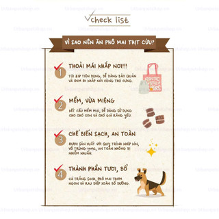 Snack Cho Chó Phô Mai Thịt Cừu Bowwow 100g