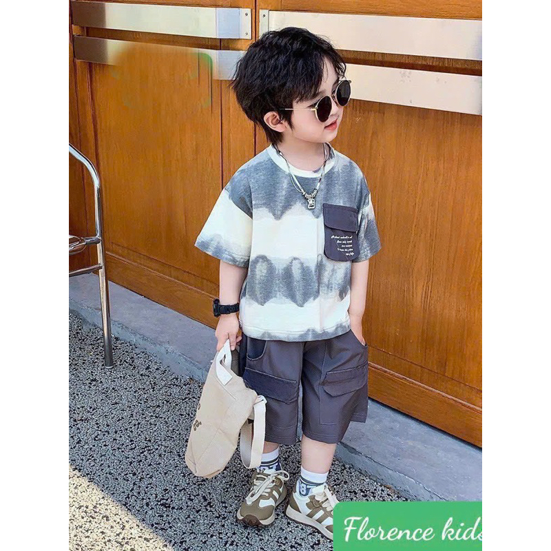 Set loang quần kaki bé trai