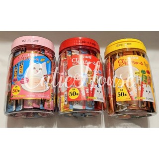 [Giao ngay HOẢ TỐC] Súp thưởng Ciao Churu, Súp Thưởng cho Mèo Hộp 50 thanh - mix vị (hàng Thái)