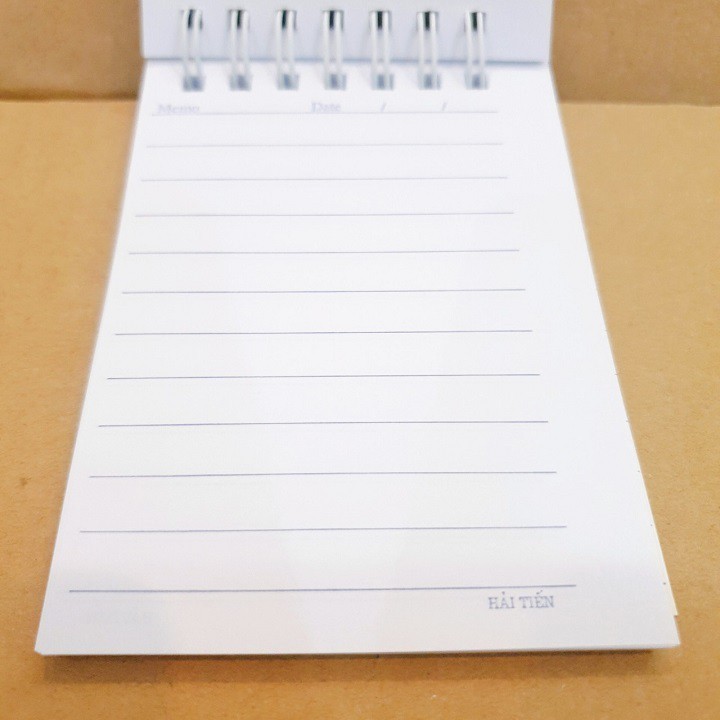 Sổ Lò Xo A7 200 Trang KT:70X100mm  Độ Dày 70 Gsm Hải Tiến Camshop