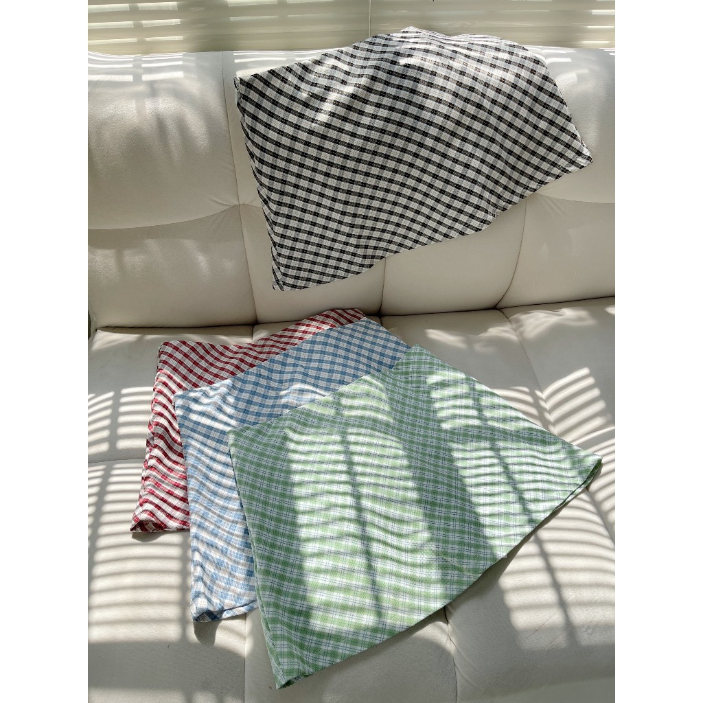 Chân váy 2yk skirt kẻ caro form chữ A có lót trong