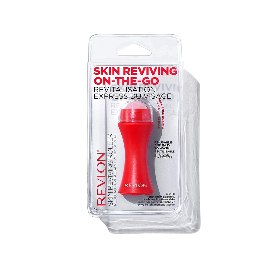 Thanh Lăn Núi Lửa Hấp Thụ Dầu Và Thanh Lăn Thạch Anh Hồng Phục Hồi Da Revlon Roller