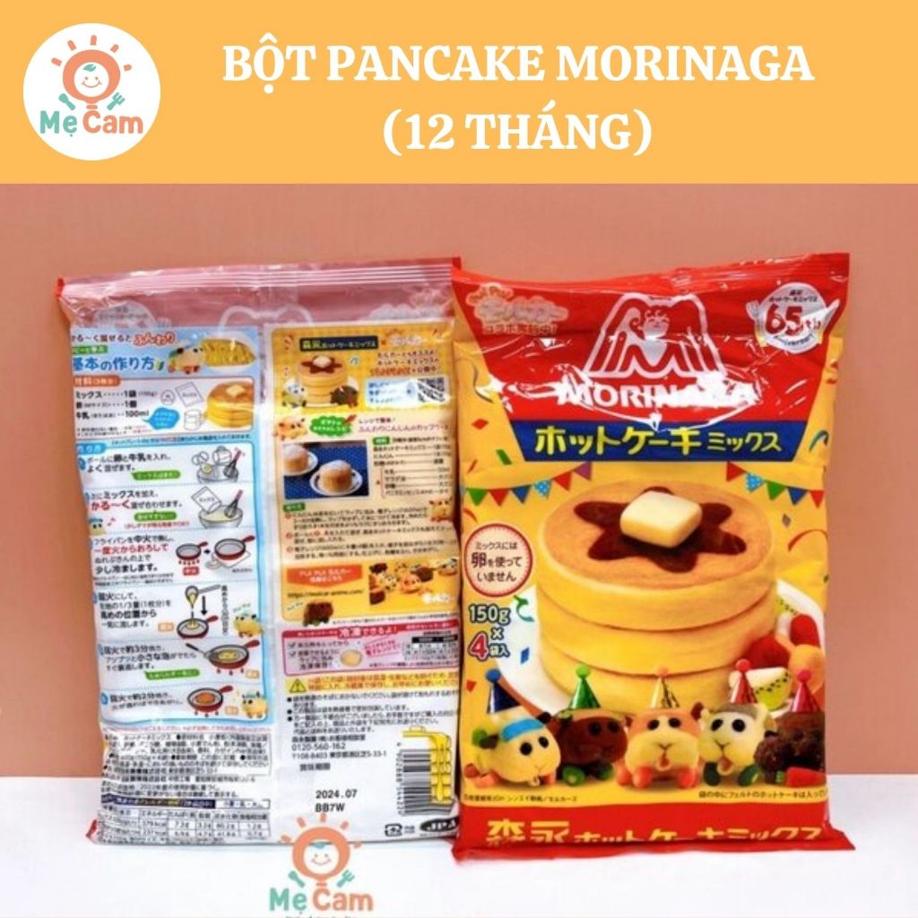 Bột làm bánh pancake Morinaga Nhật Bản cho bé 12m+ 600g Shop Mẹ Cam