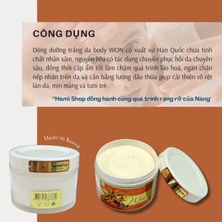 WON KEM DƯỠNG TRẮNG DA NHÂN SÂM 100g (SỈ & LẺ)