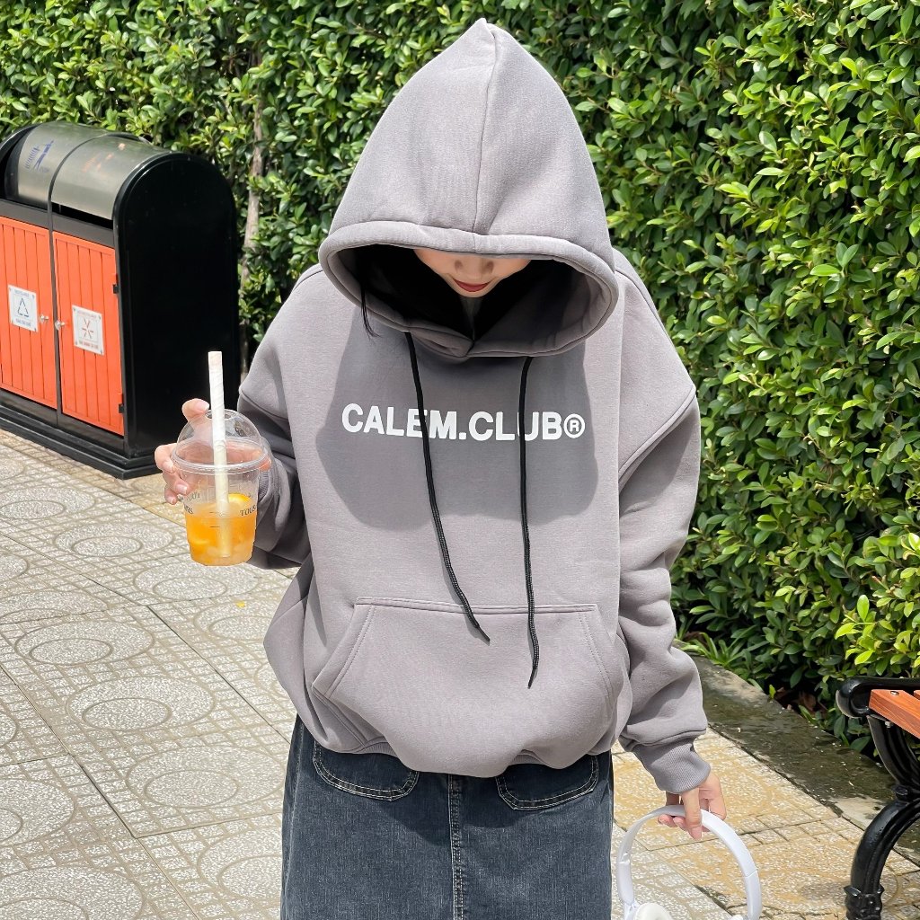 Calem Club - Áo Hoodie chui đầu nỉ lót bông FALL WINTER form BOXY unisex | BigBuy360 - bigbuy360.vn