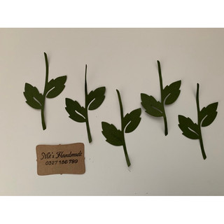 Cây lá làm thiệp Handmade