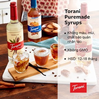 Siro Torani Puremade Syrup pha chế trà sữa, cà phê 750ml