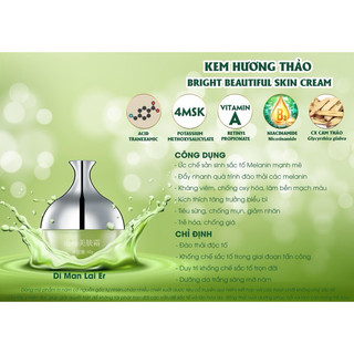 Kem Hương Thảo Tái Tạo Mờ Thâm Nám Dimanlaier