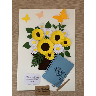 lad giấy mĩ thuật làm thiệp Handmade