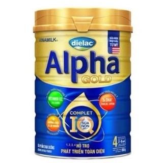 Sữa bột Vinamilk Dielac Alpha Gold số 4 850g