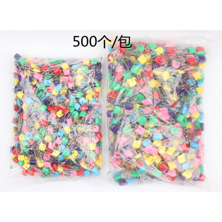 1 Túi 500 Kim băng nhiều màu không tặng đèn ngủ