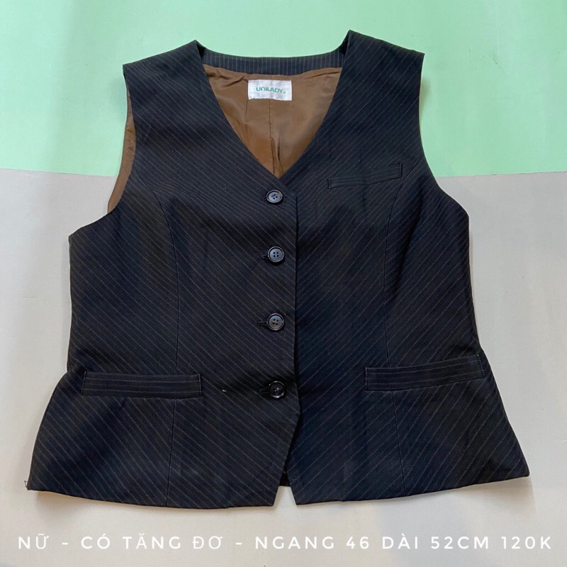 Áo gile sát nách jeans denim