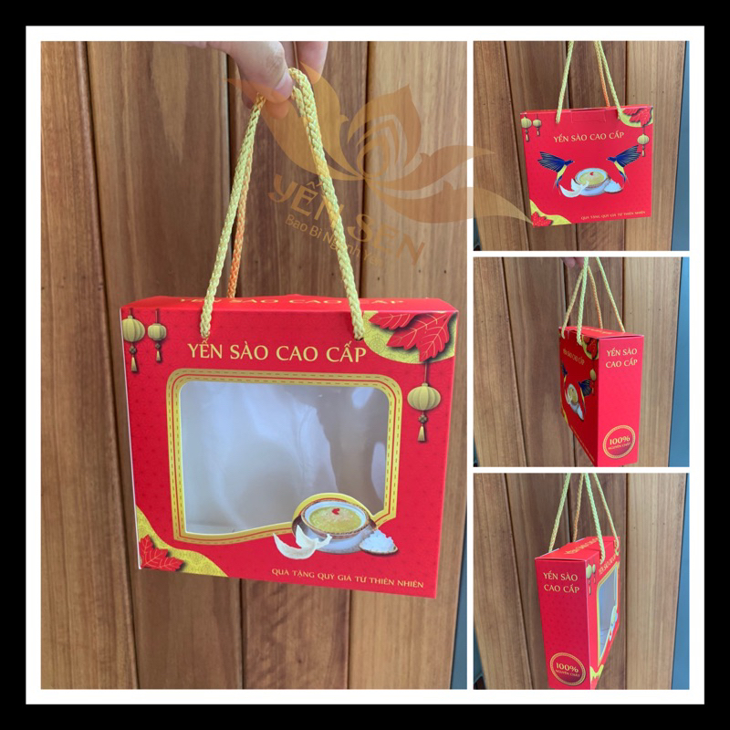 Túi đựng 6 hủ yến không khay giá siêu rẻ