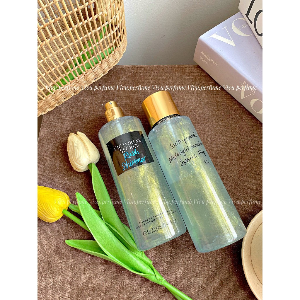 Body mist VIC Vivu.perfume hương Rush bản Shimmer có nhũ chảy quyến rũ