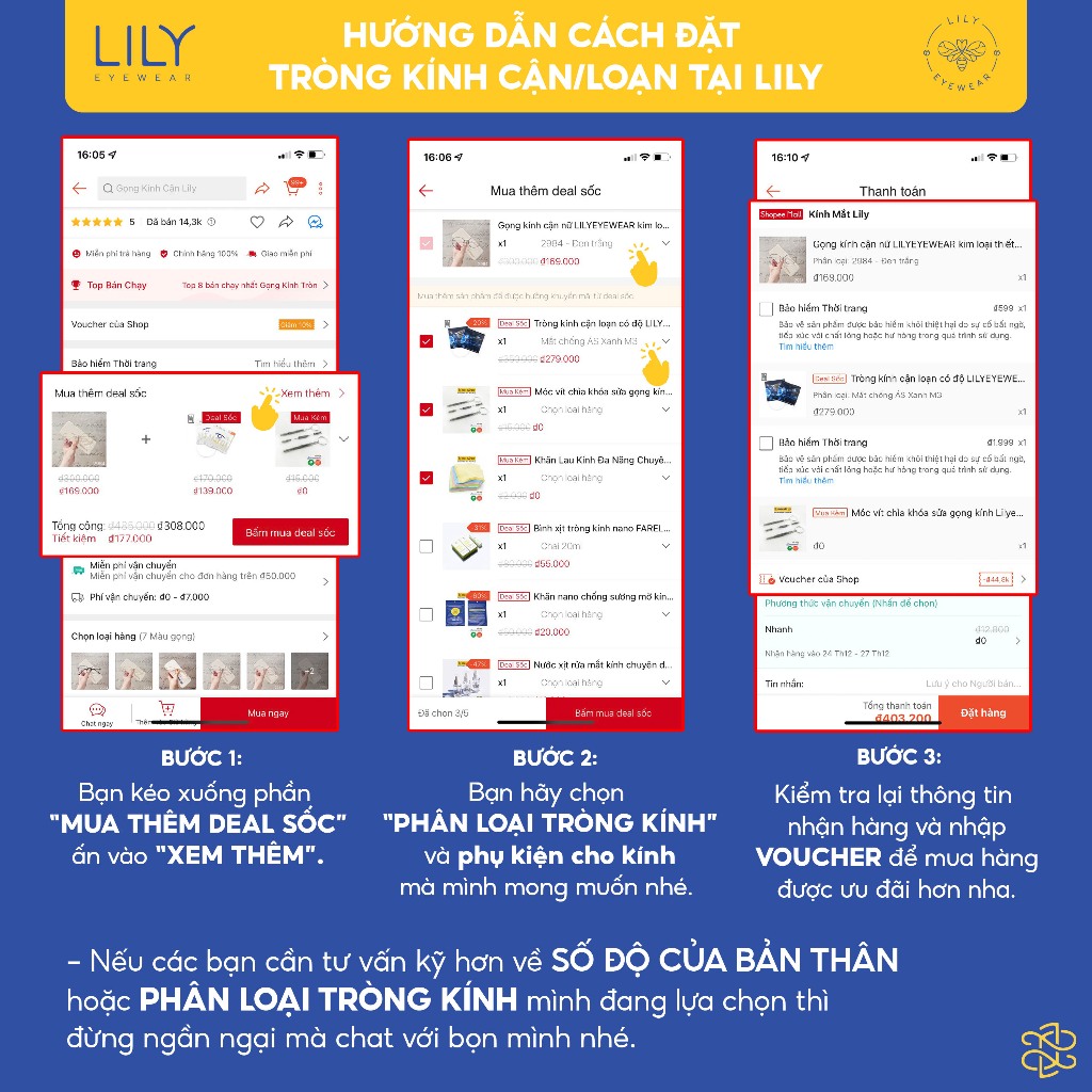 Gọng kính thời trang nam nữ LILYEYEWEAR mắt vuông bo tròn kim loại thanh mảnh nhẹ nhàng 30025