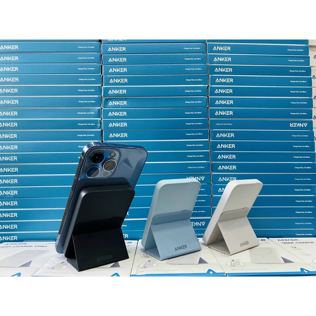 Sạc Dự Phòng Anker MagGo 622 Siêu hít A1611 - Hít Từ Tính 5000mAh 7.5W/12W, Bảo hành 12 tháng.