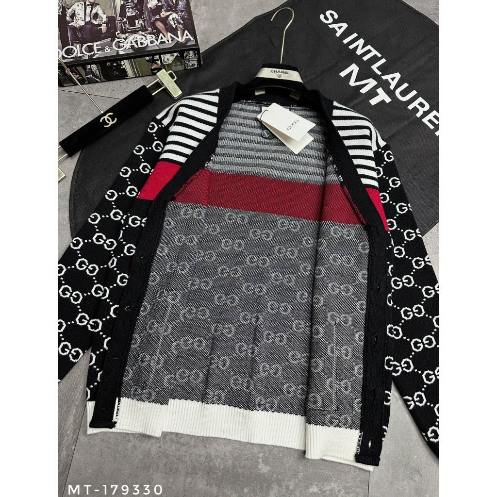 Áo Khoác Cardigan GC Sơn Tùng Chất Len Dệt Kim Hoạ Tiết Hàng Quảng Châu Cao Cấp Loại 1 Có Sẵn | BigBuy360 - bigbuy360.vn