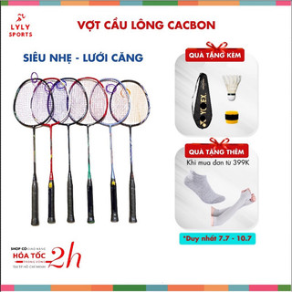  Vợt Cầu Lông Cao cấp khung Cacbon Đan Dây Tốt 9.5kg - LYLYSPORTS