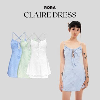 Đầm cột dây hở lưng điệu đà claire mini dress - rora