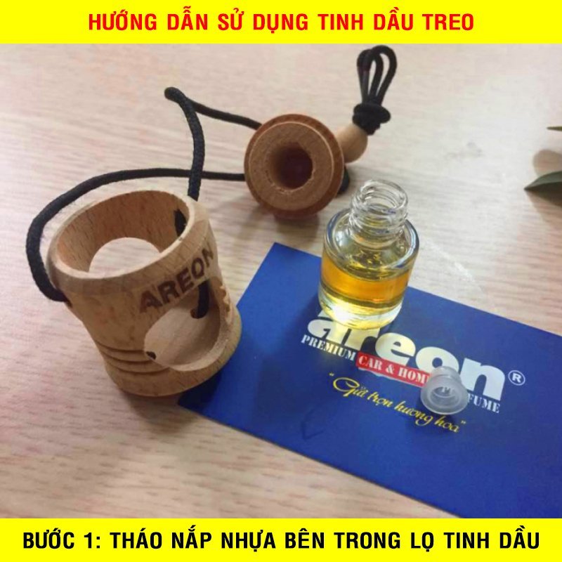 Tinh dầu treo xe ô tô Areon hương hoa quả kết hợp