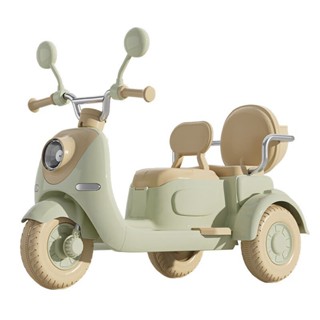 Xe máy điện, xe Vespa Đôi cho bé hàng cao cấp đủ màu, có nhạc, đèn (kèm sạc)_Hulk.Kids