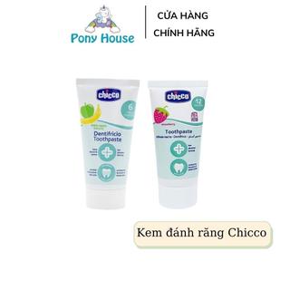 Kem đánh răng chicco chống sâu răng, không cay, nuốt được, an toàn tuyệt đối cho bé từ 6 tháng/ 1 tuổi