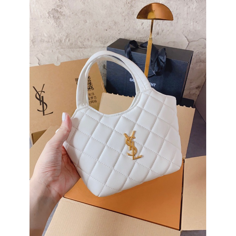 Túi Y S L Tote sẵn hàng sz20 full 2 box hãng