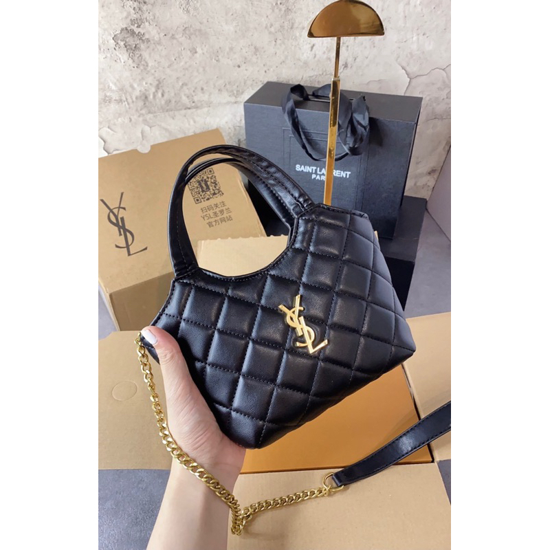 Túi Y S L Tote sẵn hàng sz20 full 2 box hãng